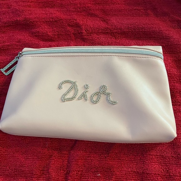 Dior Bags Authentic Dior Pink Makeup Bag Poshmark